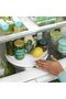 حصيرة مانعة للانزلاق للثلاجة، تصميم Fridgeview، قياس 10.8 بوصة، شفافة وبيضاء. - 8