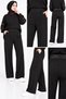 Embroidered Sleeve Tunic and Pants Set - 3