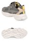 Gray Unisex Kids' Walking and Sneakers with Velcro Straps and Thick Soles - Kornos Sneakers - 5