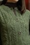 Khaki Color Long Cardigan - 4