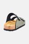 Men Slip On Cork Sandals, Deep Olive - 2