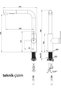 Momi White Spiral Kitchen Faucet - 5