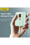 10000mAh Portable Power Bank - Fast Charger with Built-in USB Cables, 30W High Speed Charging USB C Battery Pack, Mini LED Display Powerbank - 3