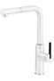 Momi White Spiral Kitchen Faucet