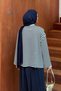 Oysho Striped Sweatshirt, Navy Blue - 4