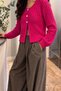 Women's Button-Front Knitwear Cardigan - 2