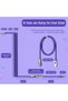 C01 Coiled Keyboard Cable, Pro Custom USB-C Aviator Cable-Purple - 5