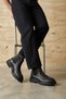 , Men's Genuine Leather Boots 1631071Z24003 Black