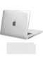 متوافق مع جهاز MacBook Pro مقاس 16 بوصة، موديلات 2026-2021، شفاف تمامًا.