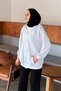 Hooded Zippered Sweatshirt Cardigan Gray - 2