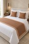 70X250 Bed Runner (Runner) and 2 Pieces 45X45 Throw Pillow Set – Hotel Concept Luxury Decorative Set - 3
