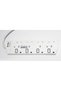 Plug Socket with Four Plugs, 3 Meter Cable Length - 5