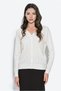 Knitted patterned buttoned cardigan - 2