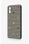 Samsung A06 Compatible Silicone Case with Heart-Shaped Plaid Pattern - 4