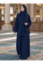 Prayer Dress with Shawl, Zipper, One-Piece, Easy to Wear, Hijab - 4