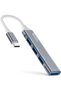 محول متعدد المنافذ USB-C 4 في 1 بسرعة 5 جيجابت في الثانية USB3.0 USB2.0