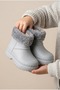 Children's Waterproof Rain Boots with Plush Detailing and Fur Inside - 4