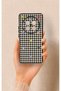 Realme 12 Pro Compatible Heart-Shaped Plaid Pattern Silicone Case