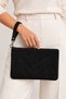 2-Piece Bag Set: Suede Briefcase, Clutch Bag, Wrist Strap, Lined Clutch Bag (2 Pieces) - 5