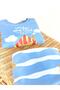 Boys' "Home and Teddy Bear" Printed Sweatshirt and Teddy Bear Print Sweatpants Top and Bottom Set - 5