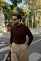 Nago Braided High Crew Neck Regular-Fit Men’s Knit Sweater - 8