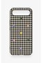 Tecno Spark Slim Compatible Silicone Case with Heart-Shaped Plaid Pattern - 2