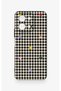 Vivo Y28 Compatible Silicone Case with Heart-Shaped Plaid Pattern - 2