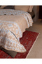 Monélis Double-Size Cotton Jacquard Blanket - Beige - 4