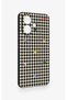 Vivo V60 Lite Compatible Silicone Case with Heart-Shaped Plaid Pattern - 3
