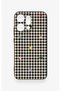 Oppo Reno 14 Compatible Silicone Case with Heart-Shaped Plaid Pattern - 2