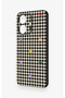 Realme Note 60 Compatible Heart-Patterned Plaid Silicone Case - 4