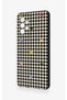 Samsung A52 Compatible Silicone Case with Heart-Shaped Plaid Pattern - 4
