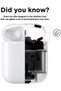 واقي من الغبار لسماعات Apple AirPods (مجموعتان) - ذهبي وردي - 2