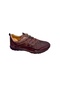MEN'S LEATHER NUBUCK SHOES WITH ELASTIC LACES, BROWN, LEATHER LINING, RUBBER SOLE, CASUAL SHOES - 5