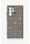 Samsung Note 20 Ultra Compatible Silicone Case with Heart-Shaped Plaid Pattern - 2