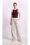 High-Viscose Modal Straight-Cut Sweatpants with Ruched Hem and Drawstring - 3