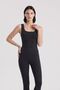 Women's White Square-Necked, Body-Hugging Tank Top - 2