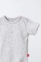 3-PACK OF SHORT-SLEEVED BODYSUITS (CUTE BEAR) GRAY MELANGE - 2