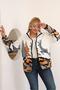 Patterned Fleece Jacket - 5