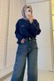 Premium Barrel-Cut Beltless Jeans - Khaki - 7