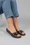 Fully Orthopedic, Comfortable, Everyday Buckled Patent Leather Slippers - 2