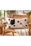 Punch Cushion Cover, Embroidered Cushion, Decorative Cushion Pillowcase, Single Cushion, Bohemian Cushion Cover.