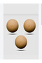 Wooden Spheres, 70 mm in diameter, 10 pieces