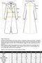 Gabardine Suede Trench Coat with Handkerchief Collar Embroidery Detail, Light Brown 6941 - 6