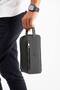 Canvas and Leather Men's Handheld Clutch Bag Suitable for Everyday Use - 5