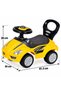 Kids Ride On Push Car with Horn Steering Wheel, Underseat Storage, Comfortable Backrest, 4 Wheels, Foot to Floor Sliding Toy Car for Boys and Girls, Indoor Outdoor Play, Ages 2-6 Years - 4