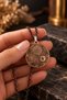 Round Copper Necklace for Women and Men, Embroidered with the Names of Allah (Asma al-Husna) and Enchanted Arabic Motifs – Custom Design - 6
