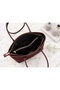 Women's Suede Shoulder Bag - Stylish and Spacious Hand and Shoulder Bag - 3