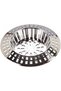 STRAINER SINK PLASTIC LARGE CHROMED
