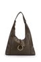 Women's Emerson Hobo Shoulder Bag with Detailed Leather Trim